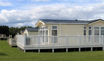 composite decking for you static caravan or home