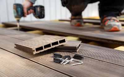 how to install composite decking boards