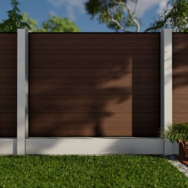 1.8m - Composite Fencing – Walnut