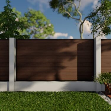 1.8m - Composite Fencing – Walnut