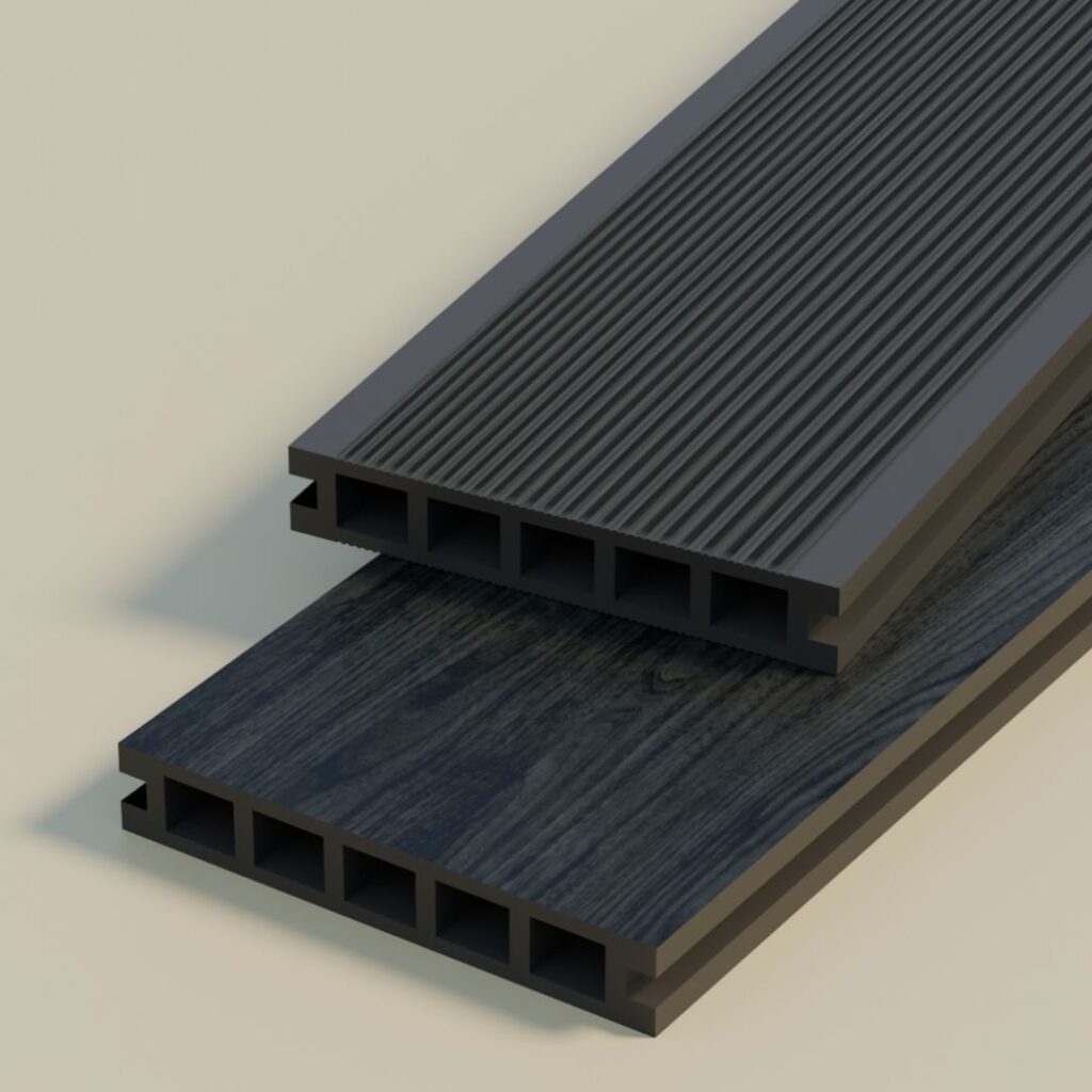 Black Composite decking boards